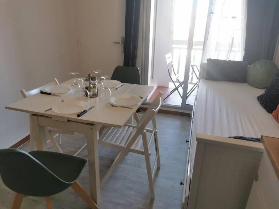 Superbe Studio Renove Avec Piscine Et Vue Marina Le Barcares Ngoại thất bức ảnh